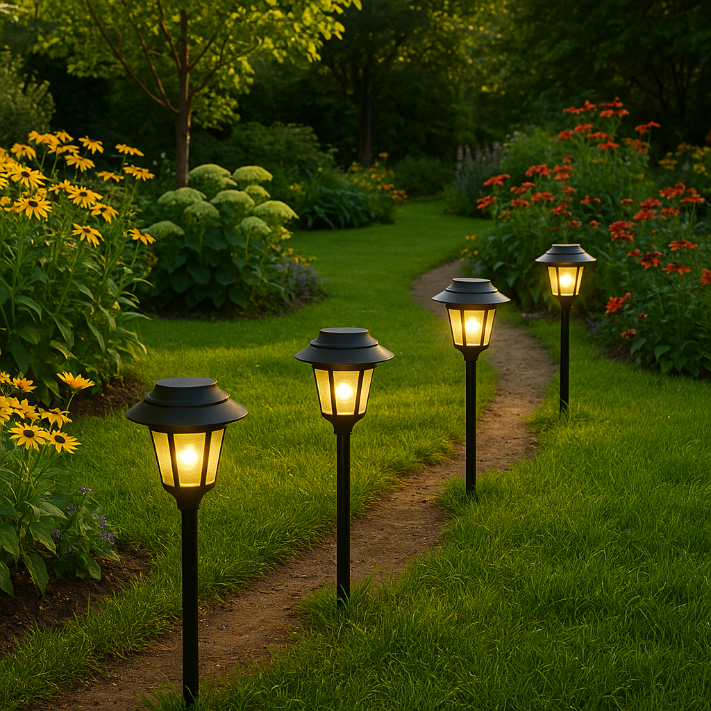 Solarleuchten für den Garten