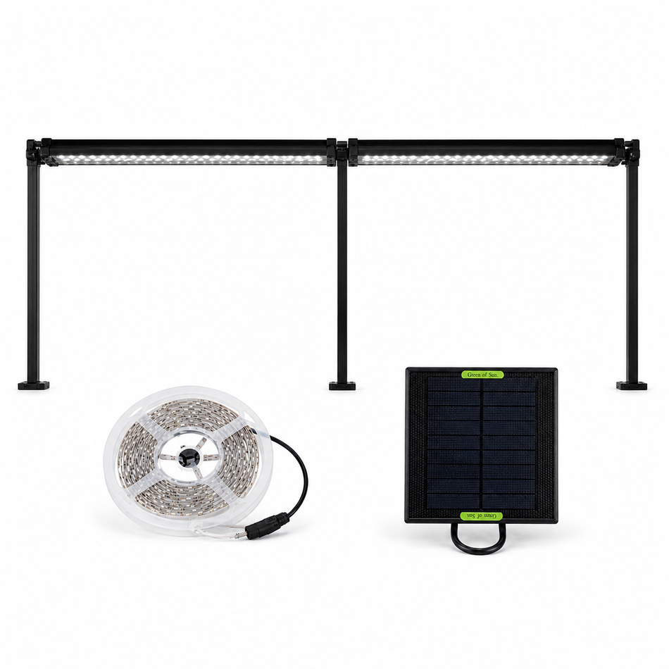 Solar LED Pflanzenlampe Vollspektrum – Indoor & Outdoor Grow Light