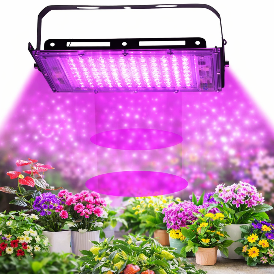LED Pflanzen-Flutlicht Vollspektrum - 50W/100W/150W für Gewächshaus & Hydroponik
