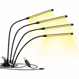 LED Pflanzenlampe mit Clip & Timer – Vollspektrum Grow Light