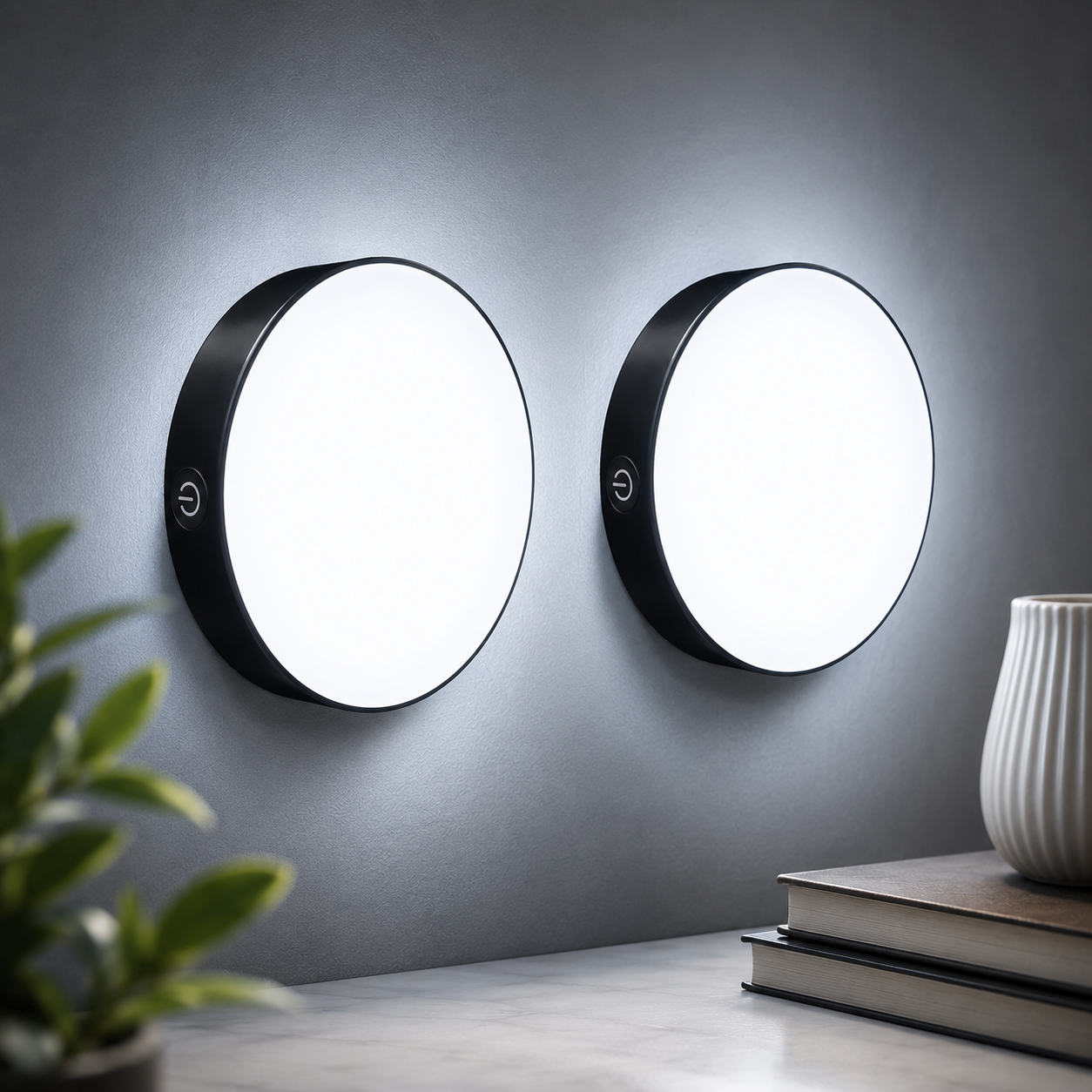 Magnetische USB LED Leuchten zur Wandmontage
