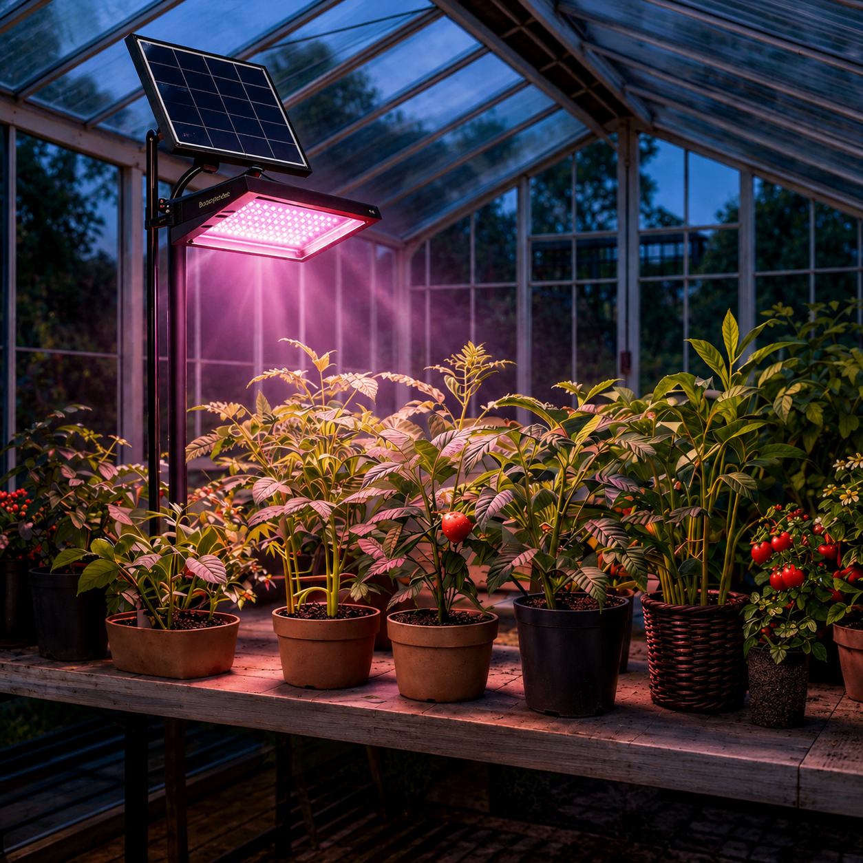 Solar Vollspektrum Pflanzenlampe für Tomaten, Kräuter, Salat und Gemüse