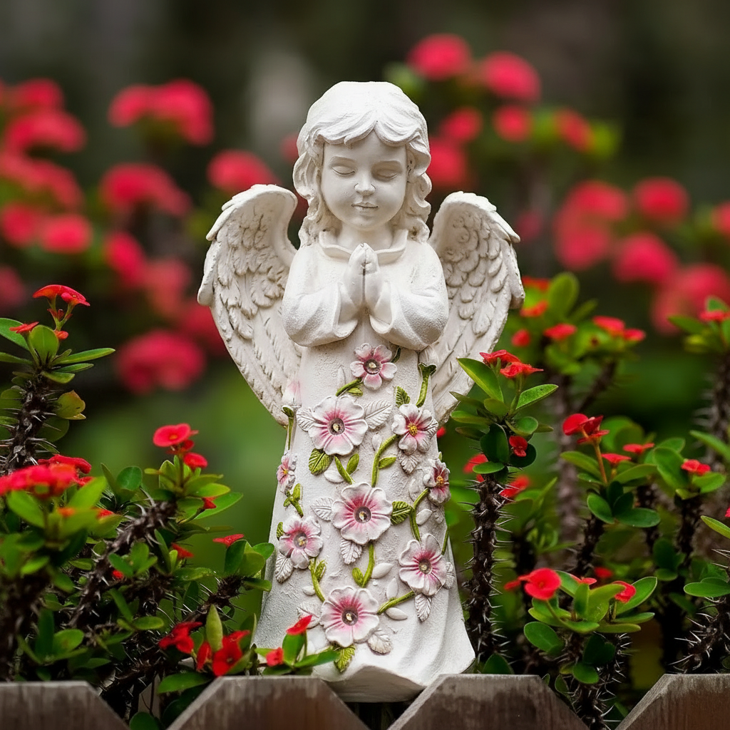 Verbesserte Engel-Gartenstatue